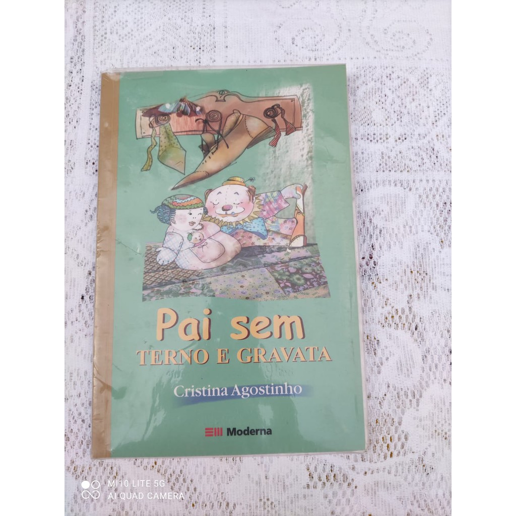 Livro infantil Pai sem terno e gravata - Cristina Agostinho | Shopee Brasil