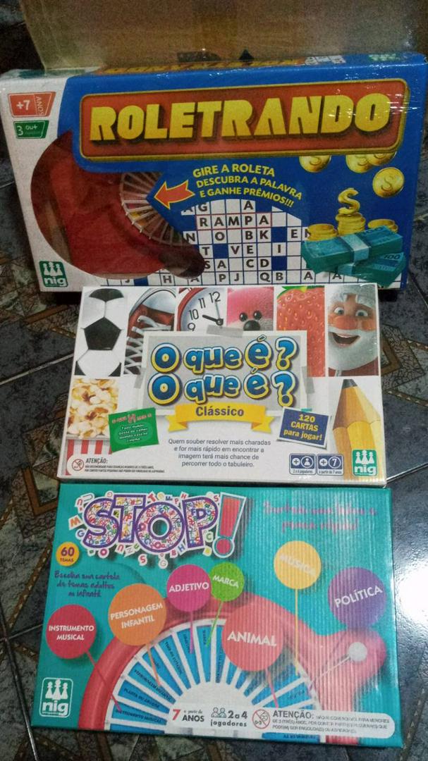 Jogo O que é O que é Tabuleiro Infantil +7 Anos Educativo e Pedagógico  Percepção Visual Desenvolve Foco e Concentração - Nig - Jogos de Tabuleiro  - Magazine Luiza