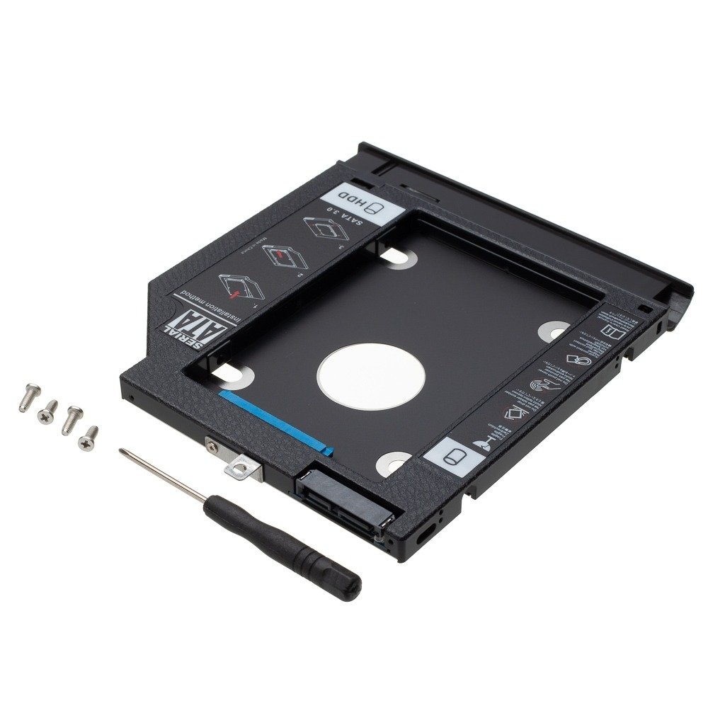 2° HDD SSD Enclosure Caddy Per Lenovo Ideapad 320 330 520 - Foto 8