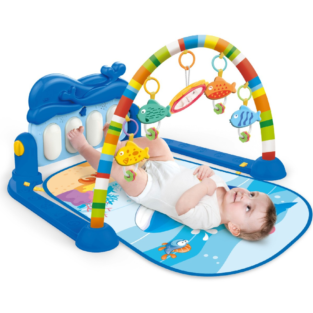 Imagem do produto Tapete de Atividades com Play Piano Baleia Azul - Maxibaby 1