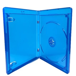 10 Unidades Estojo / Box Para Blu-ray Azul Solution 2go C/logo