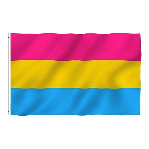 Bandeira Lgbt Pan 150x90 Cm Alta Qualidade