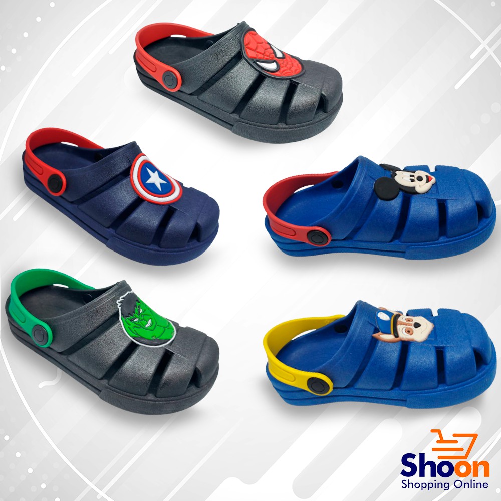 Babuche Modelo Novo Infantil Personagens Masculino Envio Imediato