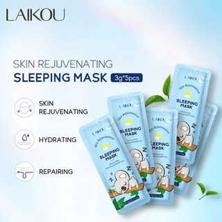 Laikou Máscara De Dormir Hidratante E Rejuvenescimento Facial Clareadora 5pçs em Oferta na Shopee