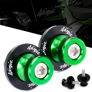 M8 / M10 Sliders Braço Oscilante Carretéis Cnc Swing Arm Suporte Parafuso Padlock Para Kawasaki Ninja 300 400 650r 400r 250r 300r 1000 125 Ninja