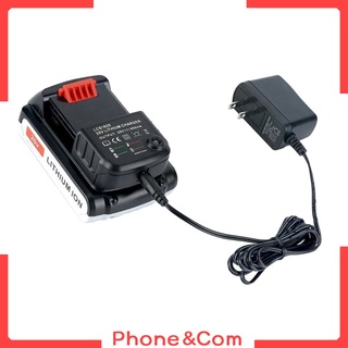 Phone & Com Carregador 20v Para Black & Decker Lbxr20-Ope Lbx20 Lbx4020 Lb2X3020-Ope Plug Eua