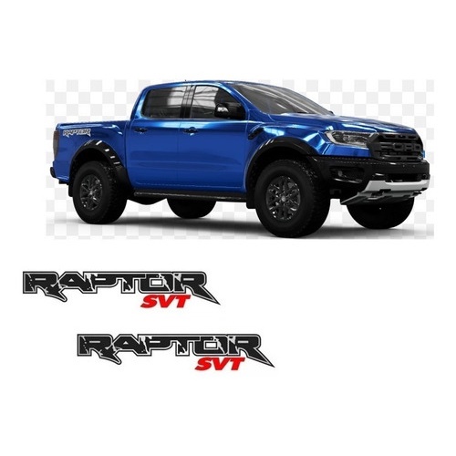 Par Emblema Adesivo Ranger Raptor Svt - Ford Raptor | Shopee Brasil