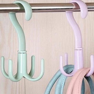 OFERTA Cabide Gancho Multiuso Universal Multifuncional Giratório para Roupas, Tênis e Bolsas