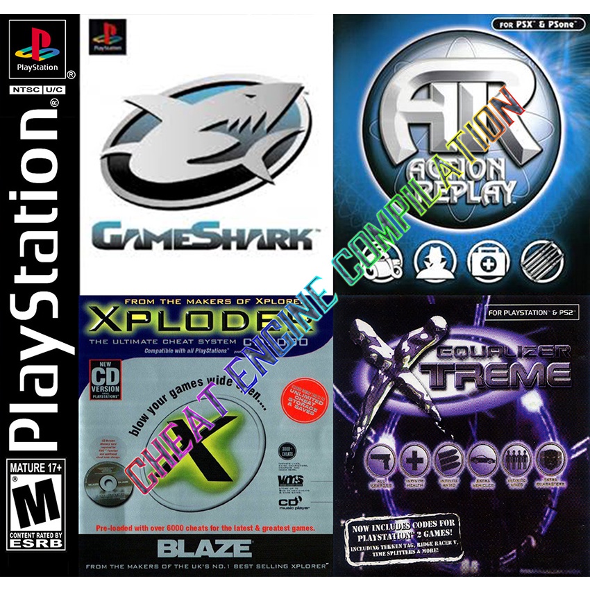 Jogo Game Shark de Play 1 PsOne