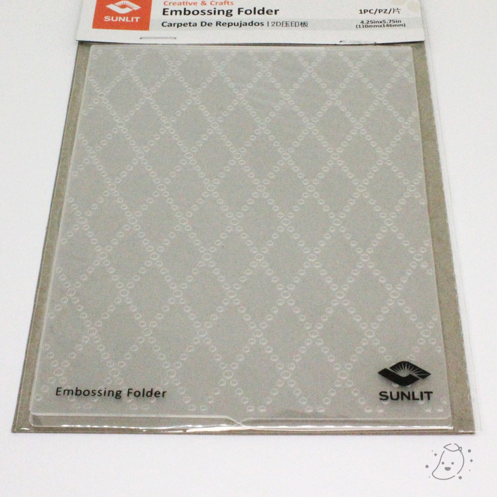 Placa para relevo Sunlit - Placa de emboss - Scrapbook, Artesanato ...