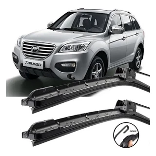 Palhetas Silicone Limpador Parabrisa Lifan X60