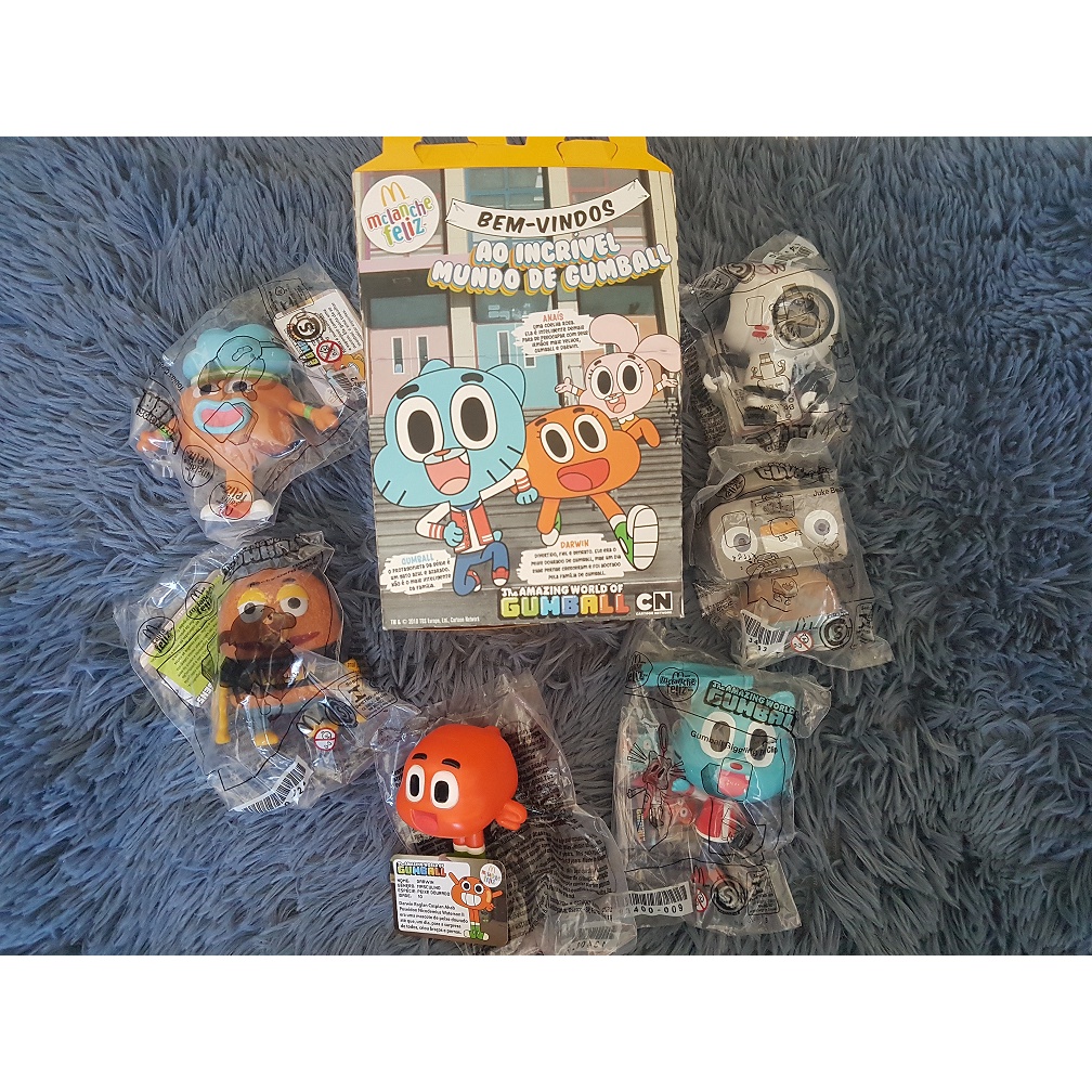 Bonecos Coleção Gumball McDonalds