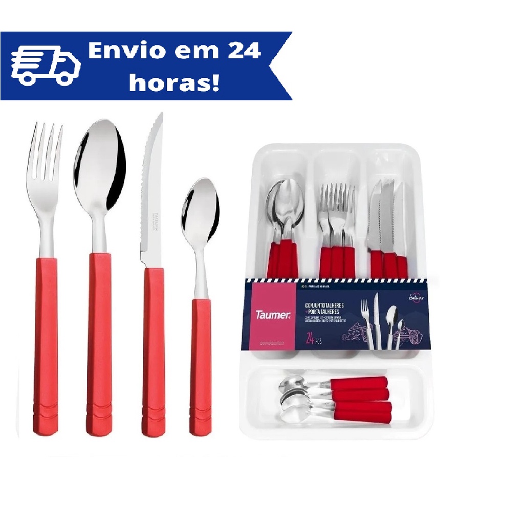 Faqueiro Conjunto De Talheres Pe As Inox Faqueiro E Suporte Com Tampa Shopee Brasil