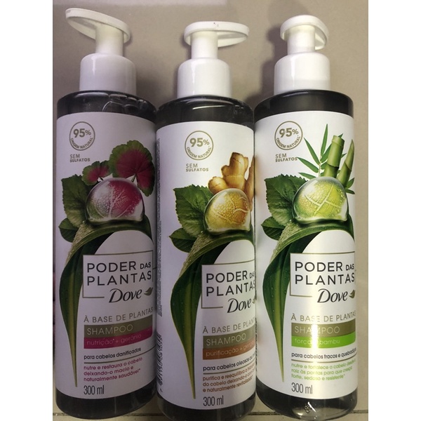 Shampoo Dove poder das plantas Shopee Brasil