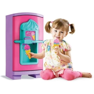 Geladeira Infantil Cozinha 50cm Gela Sorvetinho Faz Sorvete