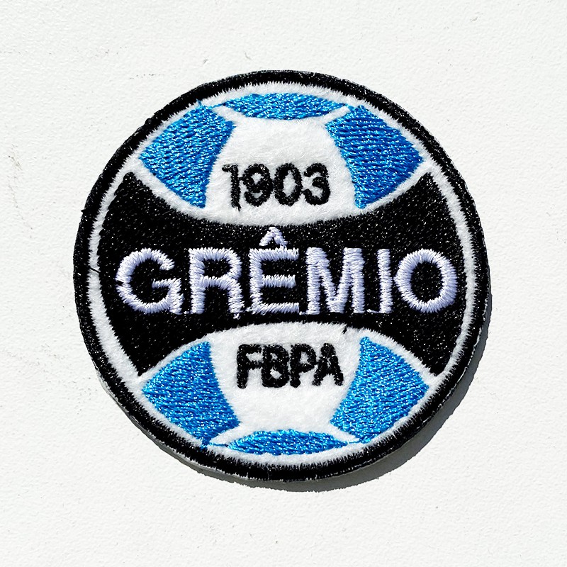 Adesivo Grêmio Termocolante Escudo 6 cm Patch Time de Futebol | Shopee ...