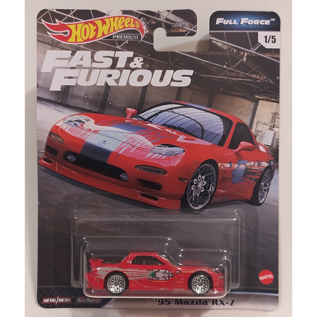 Hot Wheels '95 Mazda RX-7 Fast & Furious - Velozes e Furiosos