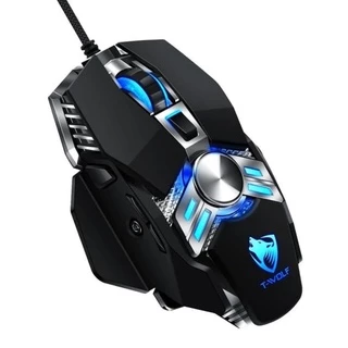 Mouse Gamer Com Fio Gaming Mouse V10 Ergonômico Profissional T-wolf