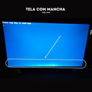 TELA NOTEBOOK 10.1 SLIM 40 PINOS COM MANCHA GARANTIA DE TRÊS MESES