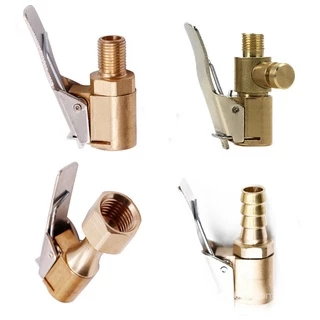 Mandril De Ar De Pneu De Carro Adaptador Conector Da Válvula Bomba Clip-on Latão 8mm Do Roda Para Inflável