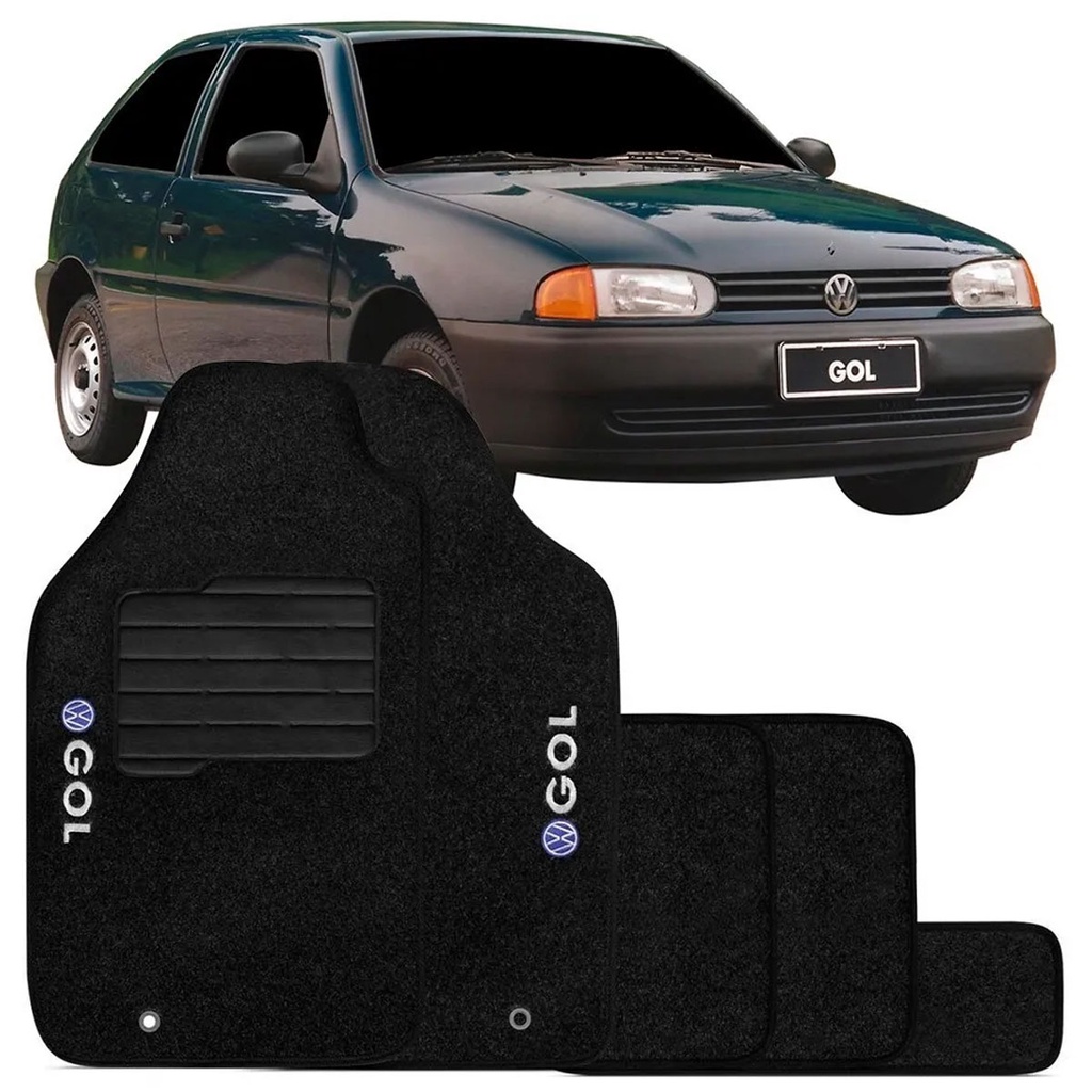 Tapete Carpete Gol G2 Bola 95 96 97 98 99 00 01 02 Bordado | Shopee Brasil