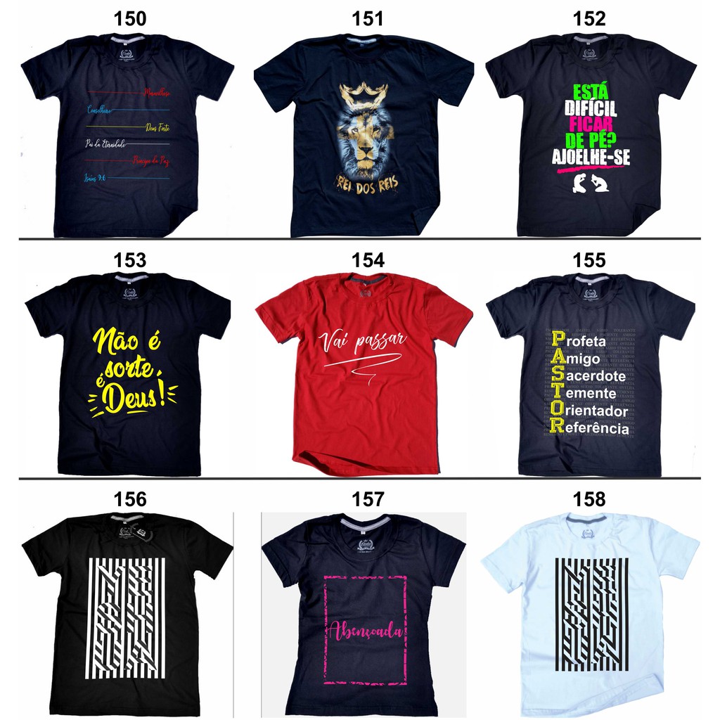 Loja de cheap camisetas evangelicas