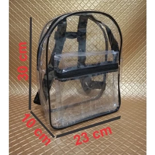 Mochila Plastico Transparente/Cristal /trabalho/escola/piscina/praia