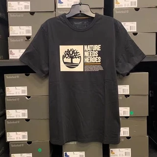 TIMBER/Youth Camiseta De Manga Curta Com Gola Redonda Casual Masculina Vitalidade Da Impressão De Letras Novo