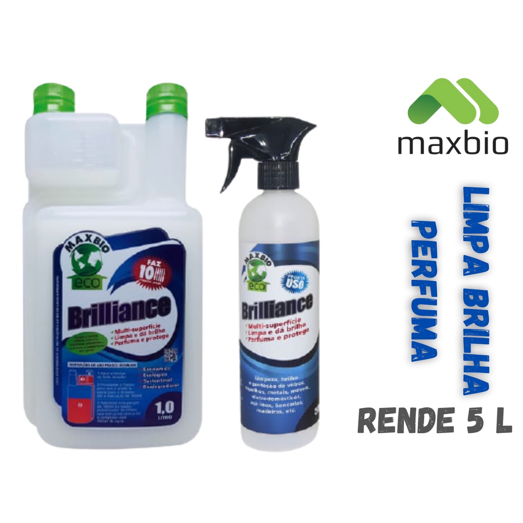 Limpa Vidros Concentrado - 1L e 5L - Maxbio