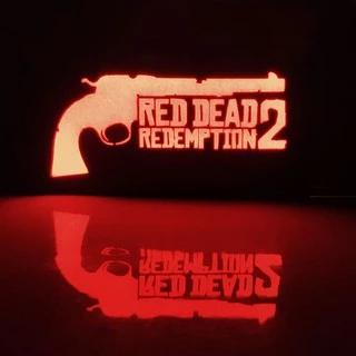 Luminária Gamer Geek de Game Jogo Red Dead Redemption 2