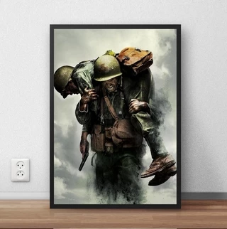 Quadro Soldado Guerra 29,7x42cm P6729