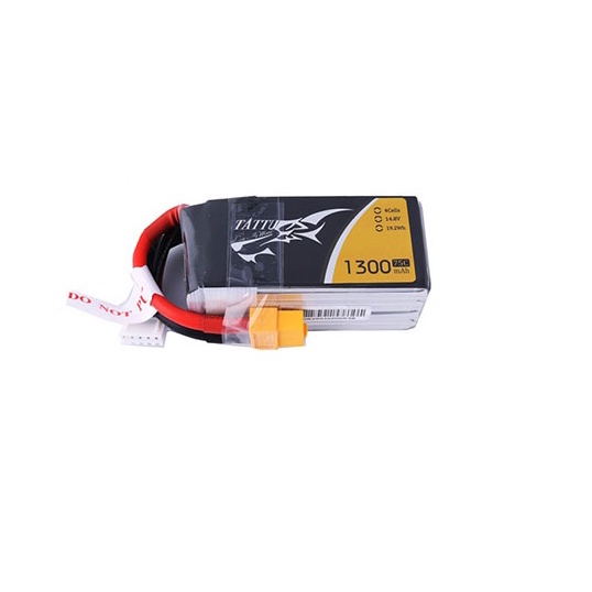 Bateria Lipo 4s 14 8v 1300mah Tattu 75c Plug Xt60 Nova Pronta Entrega