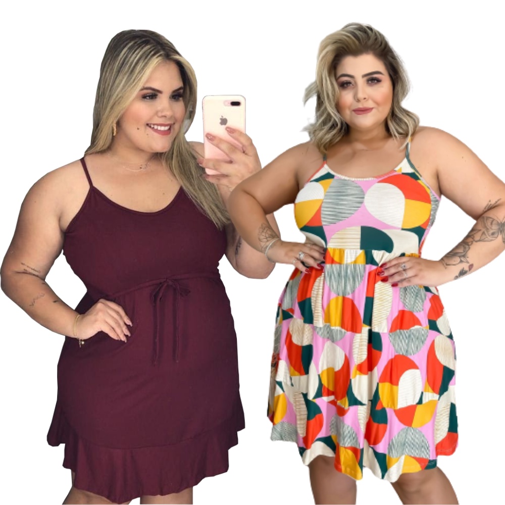 Vestidos verão sales para gordas