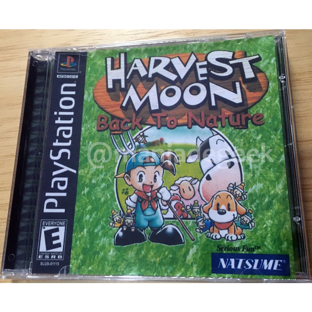 Jogo Harvest Moon Back To Nature de Play1 PsOne Shopee Brasil