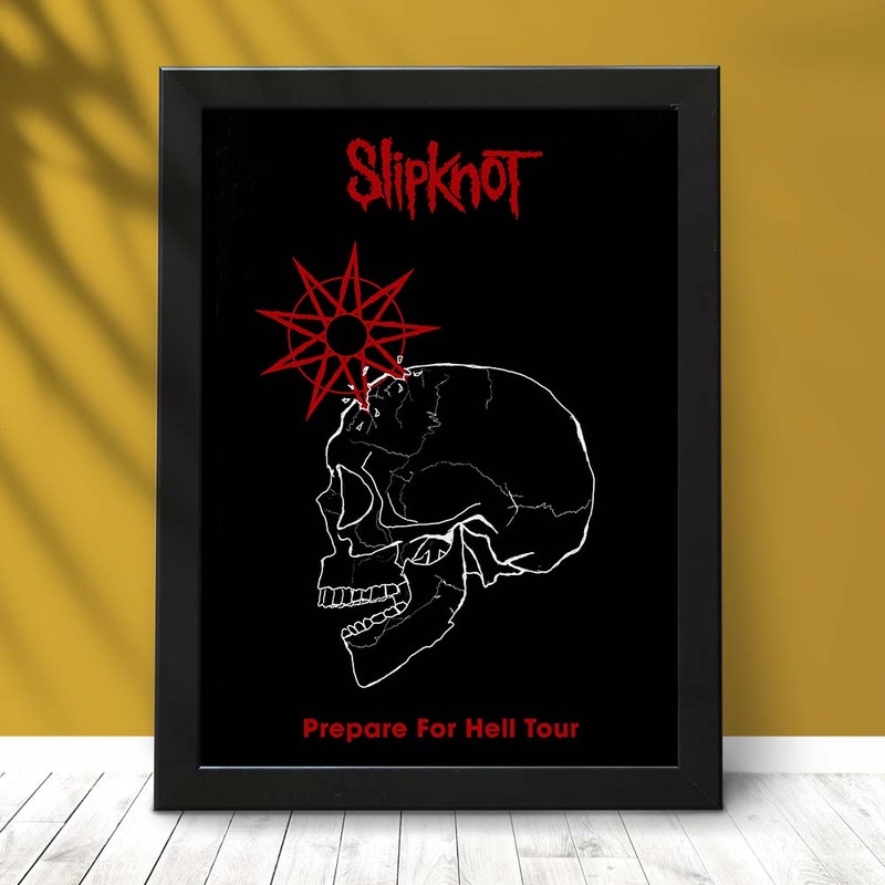 Quadro Banda Metal Slipknot Rock Poster | Shopee Brasil