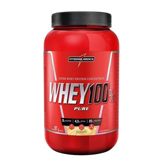 Whey Protein 100% Pure Integral Médica 907gr Promoção Imperdivél
