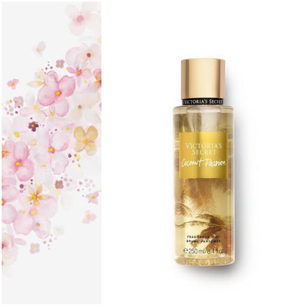 Victoria's Secret Coconut Passion Fragrance Mist Body Spray 8.4oz New!
