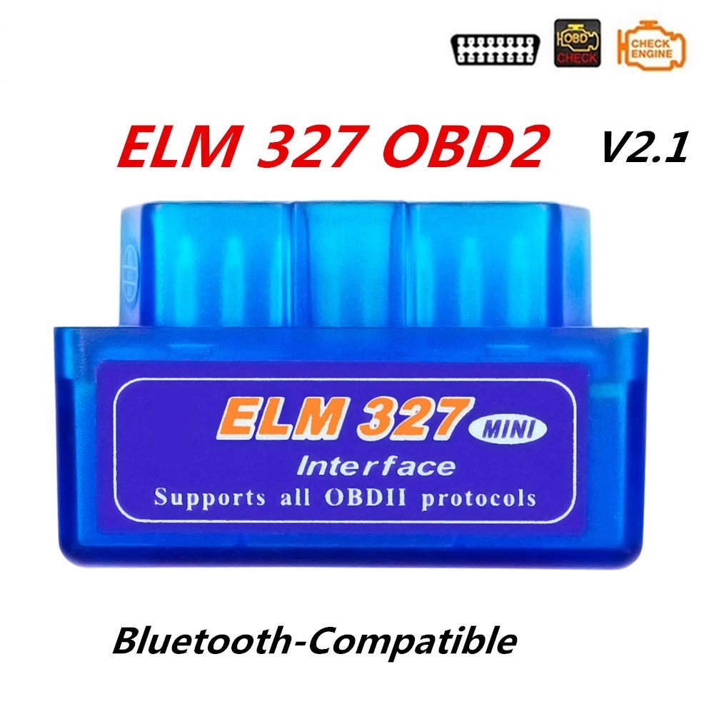 Mini ELM327 V2.1 OBD2 Dispositivos Bluetooth Car Digitalização OBDII Para Android