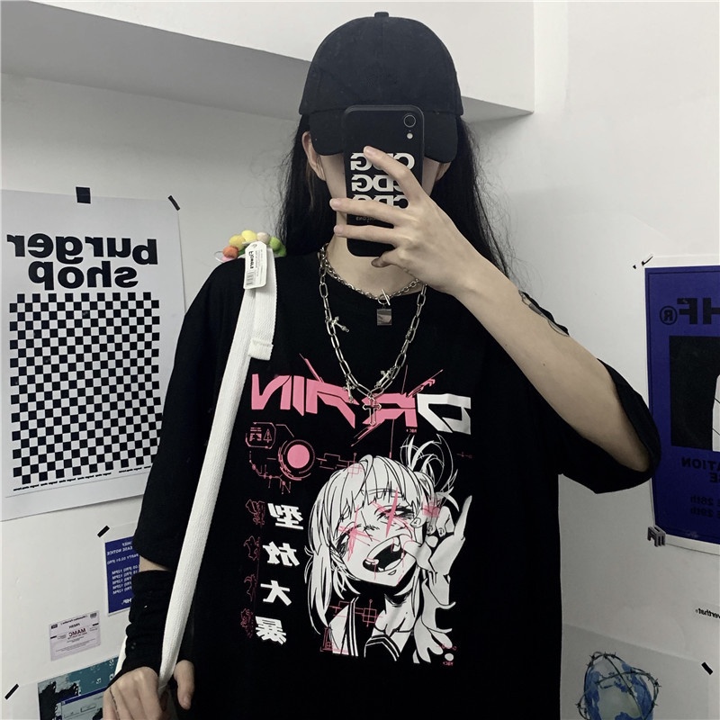 Camiseta T-shirt Anime Harajuku Japones Moda Punk Gotico Girl