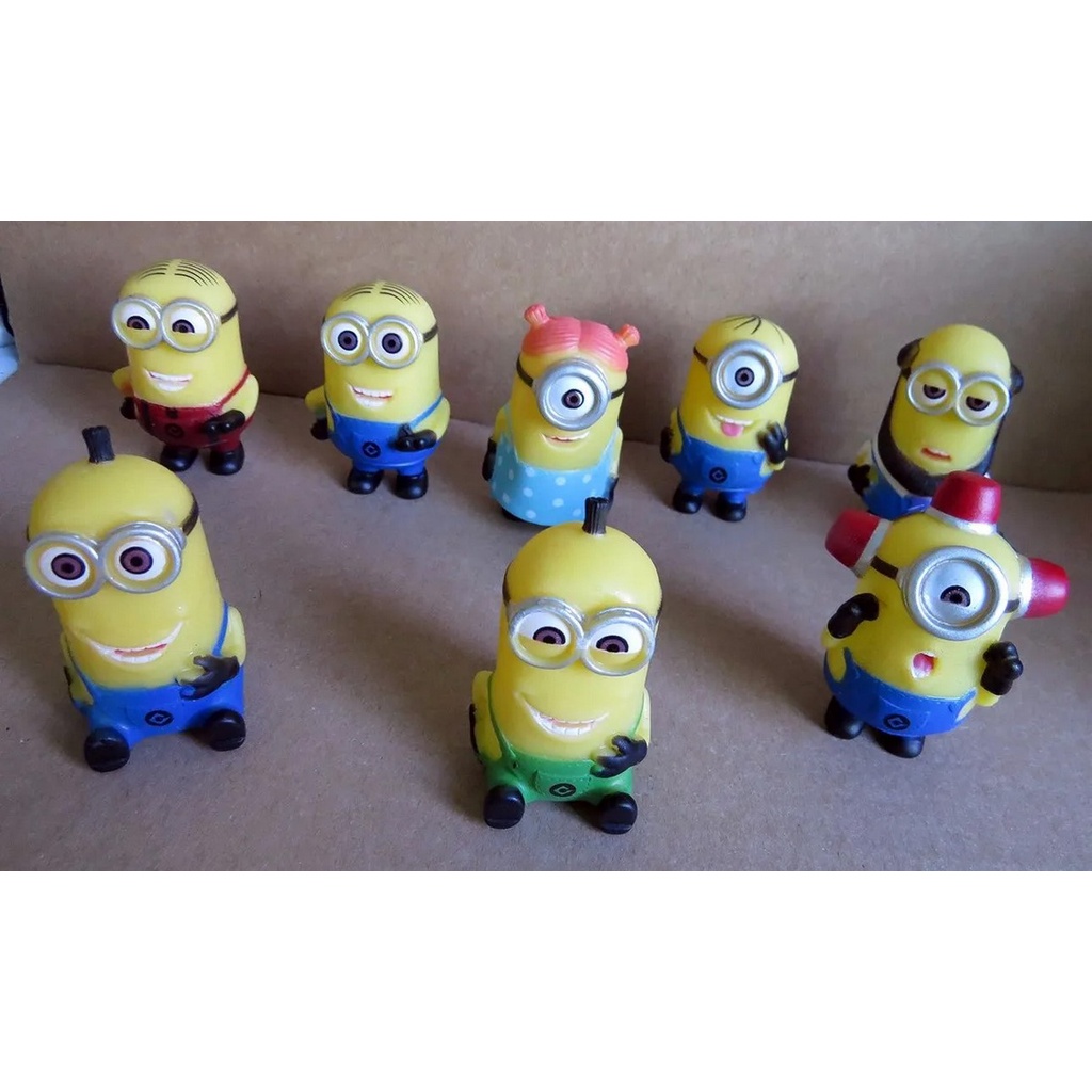 Brinquedo Kit Pião Pirâmide Minions Meu Malvado Favorito 