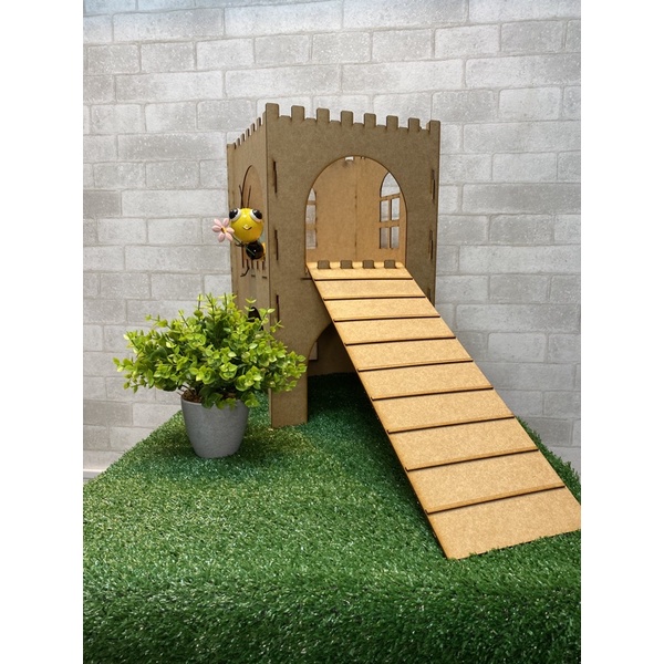 torre casa com rampa para porquinhos da india. exclusivo, perfeita, linda magnífica.