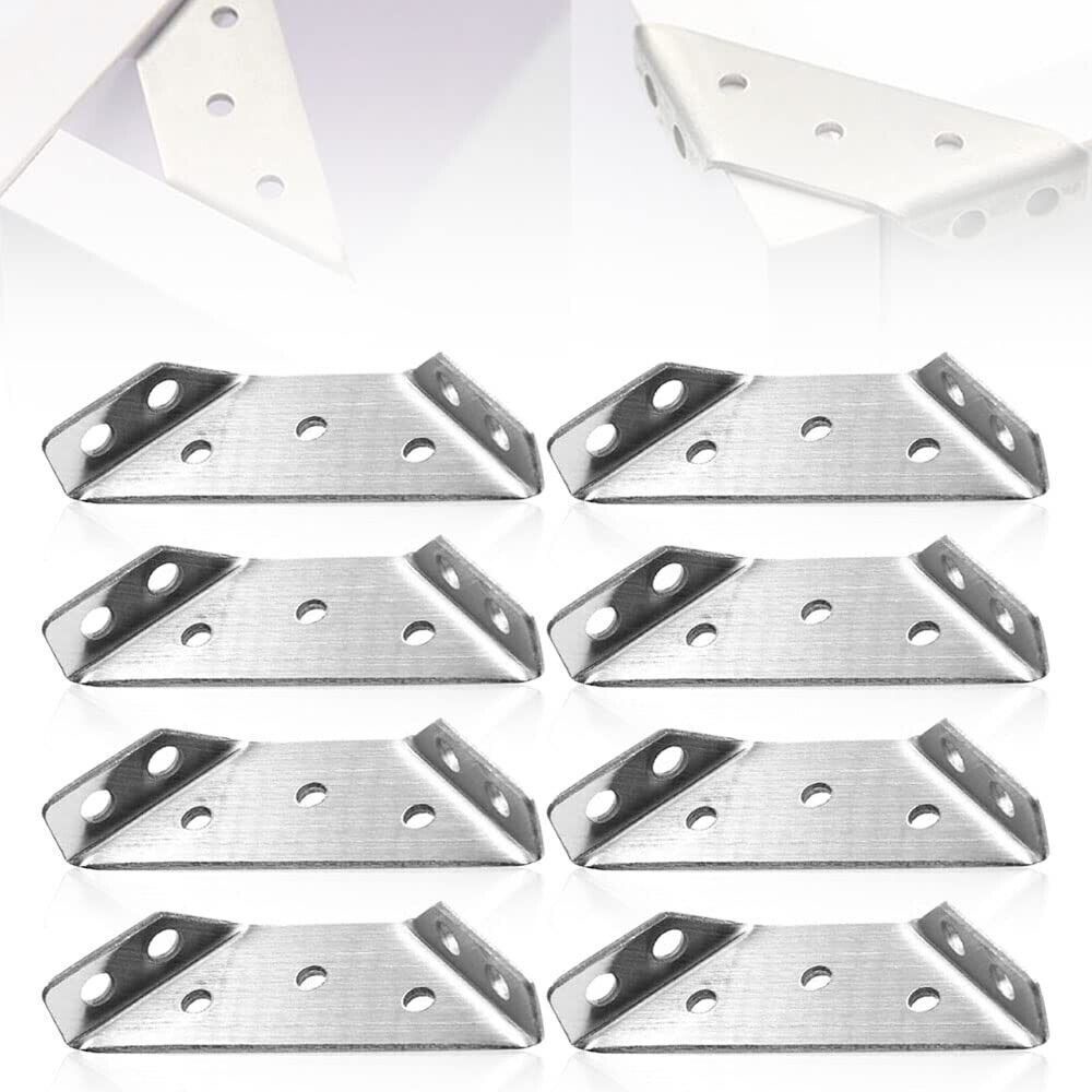 Suporte Triangular De Parede Pesada/Canto De Móveis Fixo Com Parafusos