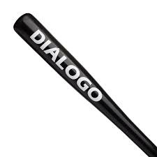 Taco de Baseball Madeira Personalizado / Dialogo ou /Respeito