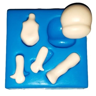 Molde Silicone Para Biscuit Topo / Vela - Boneca Gigi