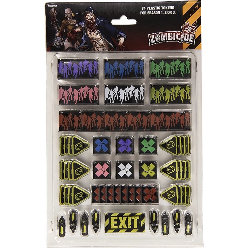 Zombicide 2. Auflage Türen, Token & Zuhälter Kisten