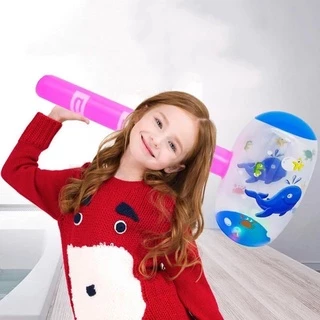 Martelo Inflável 22 cm kit com 30 Pçs com Luz Divertido e Brilhante