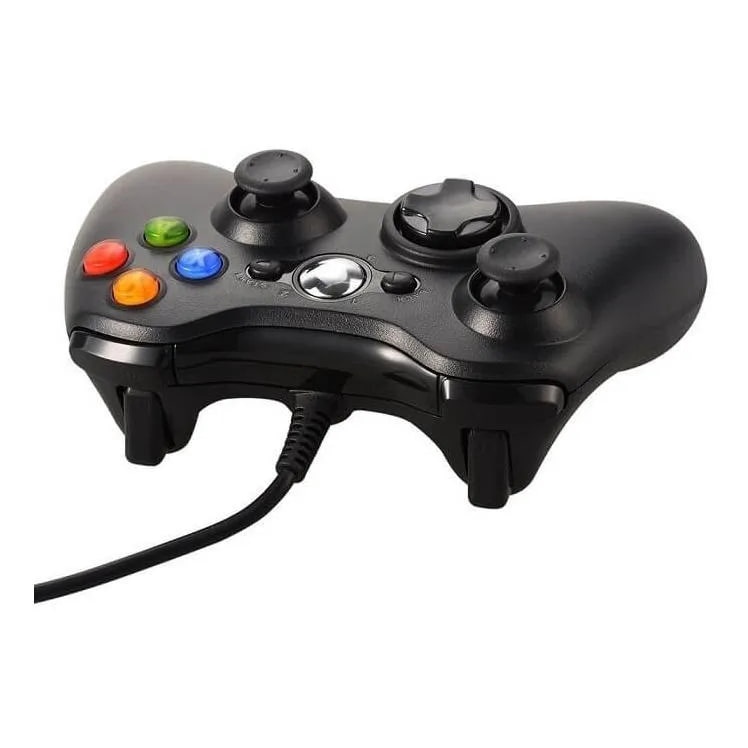 Controle Com Fio Xbox 360 E Pc Slim Joystick Xbox