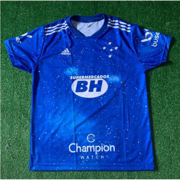 Camisa do Cruzeiro lançamento blusa Time Cruzeiro 2022 Azul.