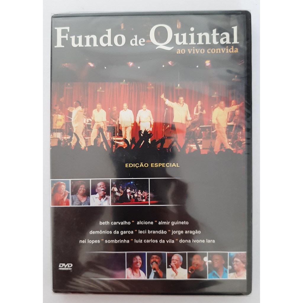 Dvd Fundo De Quintal Ao Vivo Convida