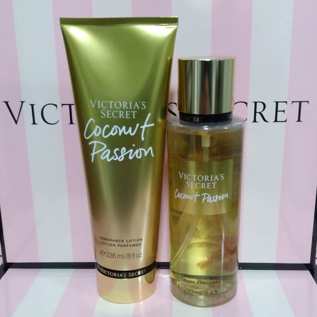 Body Splash Creme Coconut Passion 250ml Victorias Secret Original